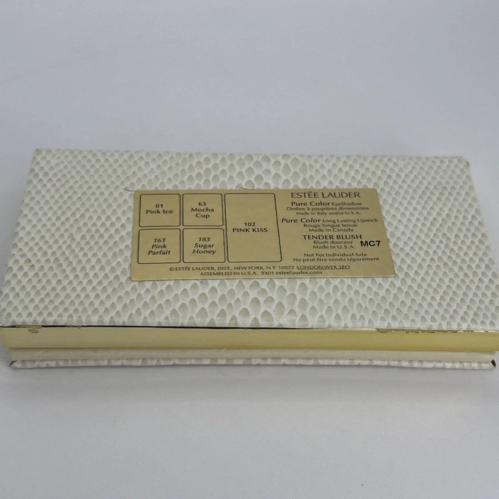 Estee Lauder Palette Eyeshadow Pink Ice Mocha Cup Lipstick Pink Parfait Sugar